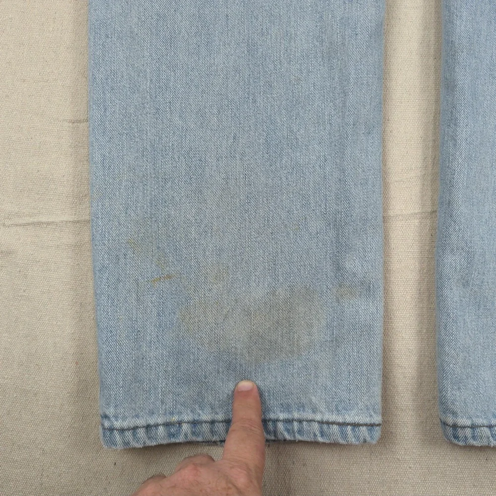 Vintage Levis Jeans Mens 36x34 Blue Silvertab Straight Relaxed 90s Made in USA